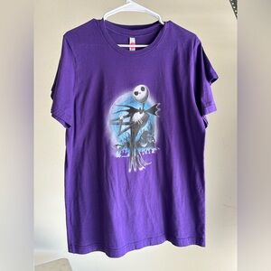 Jack Skellington Purple Graphic Women's Tee